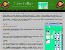 Tablet Screenshot of pokerstriker.com